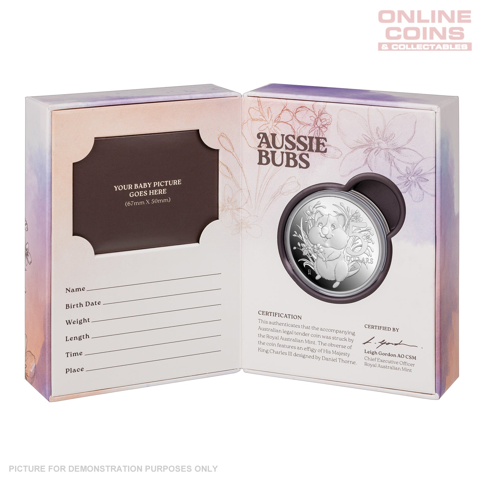 2025 $5 1 oz Fine Silver Proof Coin - Aussie Bubs